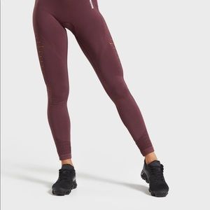 Gymshark Energy+ Seamless Leggings Berry Red